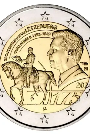Tani Luxemburg 2 Euro Willem II 2024 UNC