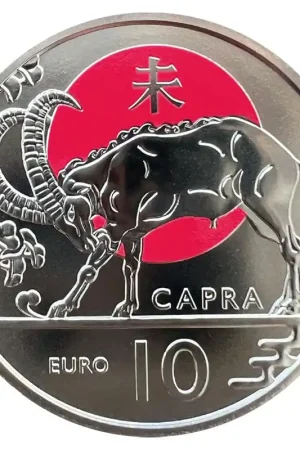 San Marino 10 Euro "Jaar van de Geit" 2024 Bezpieczna płatność