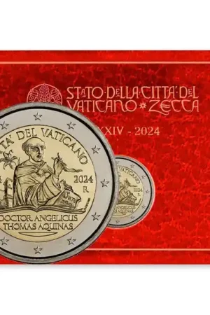 Vaticaan 2 Euro "Thomas van Aquino" 2024 BU Zamów teraz