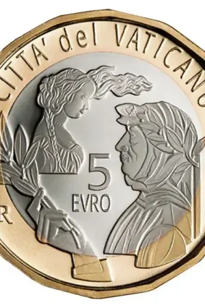 Wyprzedaż Vaticaan 5 Euro "Petrarca" 2024