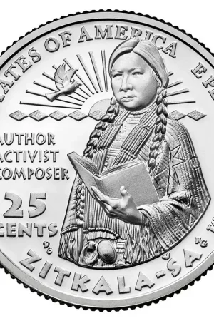 Popularny US Quarter "Zitkala-Ša" 2024 S