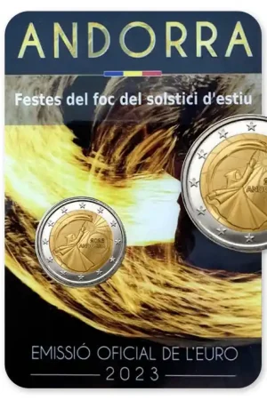 Andorra 2 Euro Zonnewende 2023 Tani