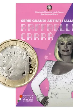 Premium Italie 5 Euro Raffaella Carre 2023