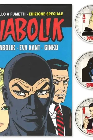 Wysoka jakość Italie 3 x 5 Euro Diabolik 2023 Zilver