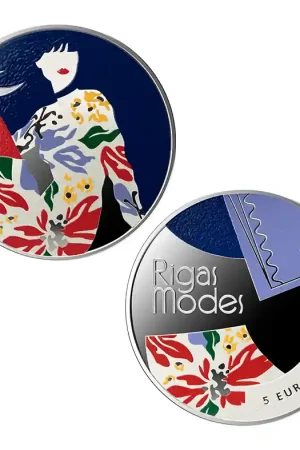 Letland 5 Euro "Riga Mode" 2023 Tylko dziś