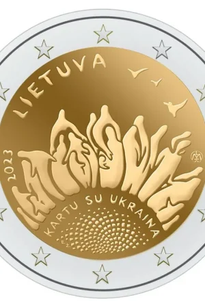 Rabat Litouwen 2 Euro Oekrae¯ne 2023 UNC