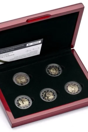 Luxemburg 2-Euro Proof Set 2022-2023 Darmowa dostawa