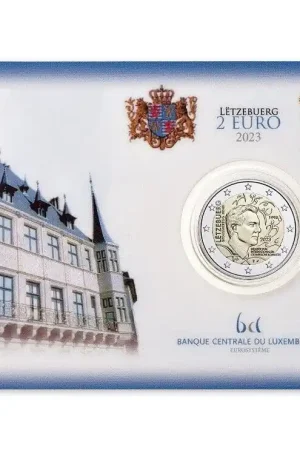 Bezpieczna płatność Luxemburg 2 Euro Olympisch Comite 2023 BU Coincard