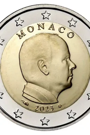 Niska cena Monaco 2 Euro 2023 UNC