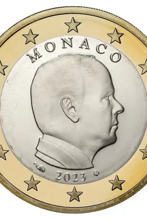 Ekspresowa dostawa Monaco 1 Euro 2023 UNC