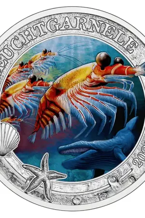 Oostenrijk 3 Euro Lichtgevende Garnaal 2023 Autentyczny