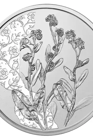 Oostenrijk 10 Euro Vergeet-mij-nietje 2023 Zilver BU Ekspresowa dostawa