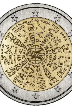 Tani Portugal 2 Euro "Vrede" 2023 UNC