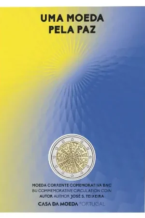 Portugal 2 Euro Vrede 2023 BU Premium