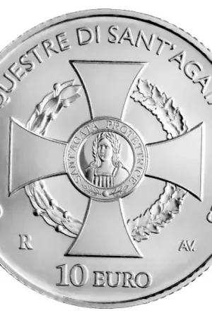 Wysoka jakość San Marino 10 Euro Orde van Sant-Agata 2023
