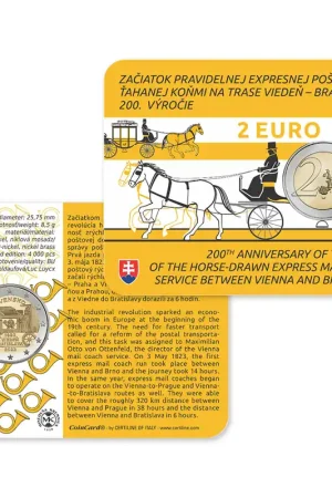 Ostatnia szansa Slowakije 2 Euro "Postkoets" 2023 BU Coincard