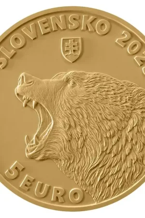 Slowakije 5 Euro Bruine Beer 2023 Zamów teraz