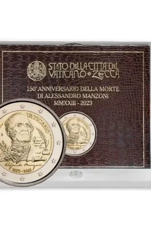 Oryginalny Vaticaan 2 Euro Manzoni 2023 BU
