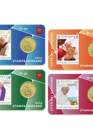 Vaticaan Coincard + Postzegelset 2023 Darmowa dostawa