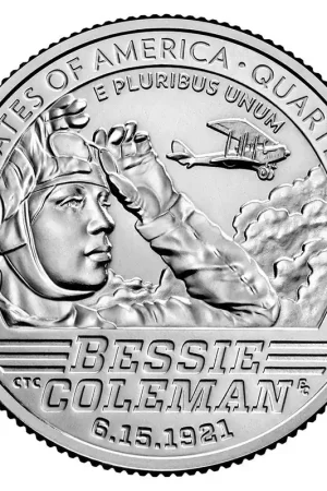 US Quarter Bessie Coleman 2023 P Oryginalny