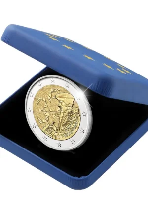 Ekspresowa dostawa Belgie 2 euromunt 2022 ERASMUS Proof in etui