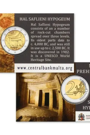 Tani Malta 2 Euro Hal Saflieni 2022 Coincard
