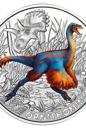 Zwrot pieniędzy Oostenrijk 3 Euro Ornithomimus 2022