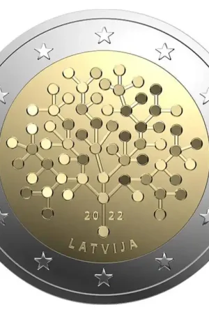 Letland 2 Euro Financiele Vaardigheid 2022 Ekspresowa dostawa