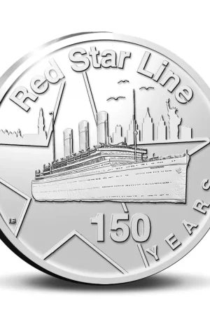 Ostatnia szansa Belgie 20 euromunt 2022 150 jaar Red Star Line Zilver Proof