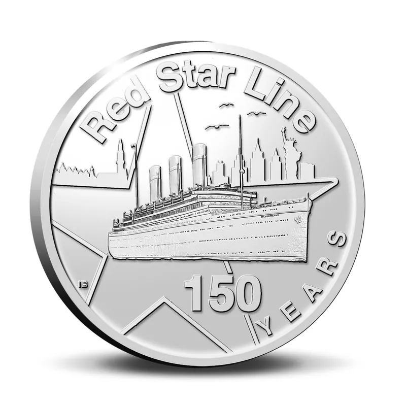 Ostatnia szansa Belgie 20 euromunt 2022 150 jaar Red Star Line Zilver Proof