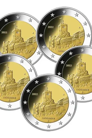 Szybka dostawa Duitsland 2 Euro Set The¼ringen 2022