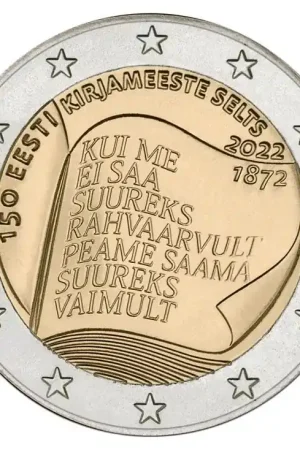 Estland 2 Euro Literati 2022 Popularny