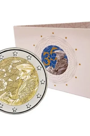 Popularny Estland 2 Euro Erasmus 2022 BU Coincard