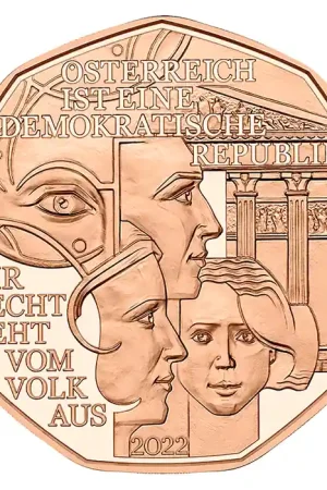 Rabat Oostenrijk 5 Euro Democratie 2022