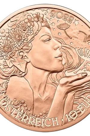 Oostenrijk 10 Euro Paardenbloem 2022 UNC Oferta limitowana