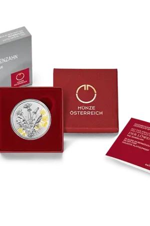 Oostenrijk 10 Euro Paardenbloem 2022 Zilver Proof Zamów teraz