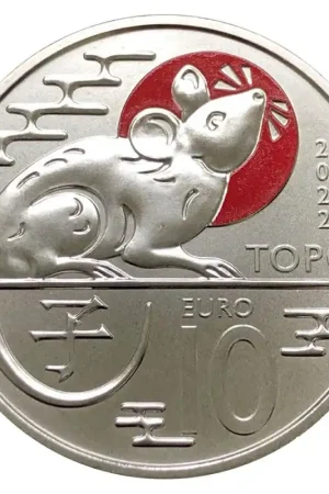 Wyprzedaż San Marino 10 Euro Jaar van de Rat 2022