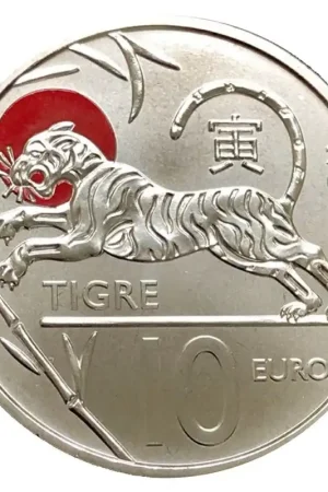 Ekspresowa dostawa San Marino 10 Euro Jaar van de Tijger 2022