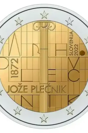 Wysoka jakość Slovenië 2 Euro "Jože Plečnik" 2022