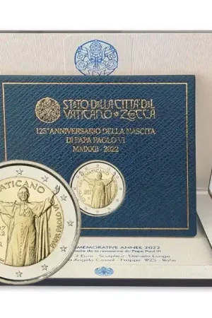 Vaticaan 2 Euro Paus Paulus 2022 BU Oferta limitowana