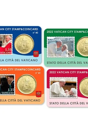 Vaticaan Coincard + Postzegelset 2022 Tylko dziś