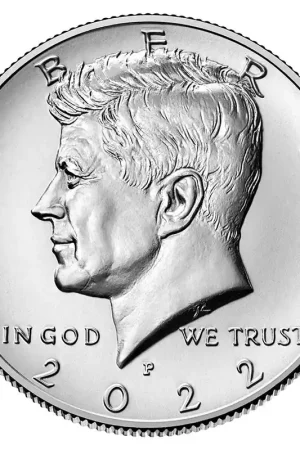 Autentyczny US Half Dollar Kennedy 2022 P