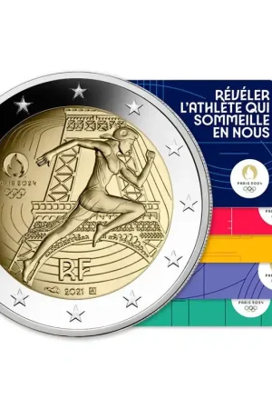 Frankrijk 2 Euro Olympics 2021 Coincard Niska cena