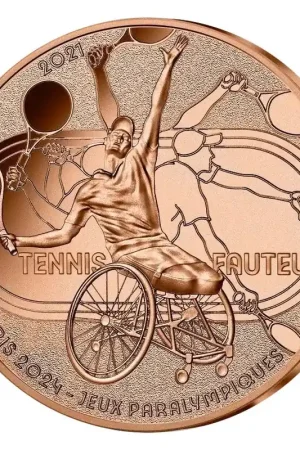 Popularny Frankrijk 0,25 Euro Rolstoeltennis 2021