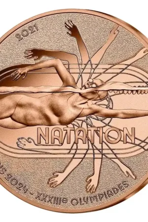 Rabat Frankrijk 0,25 Euro "Zwemmen" 2021