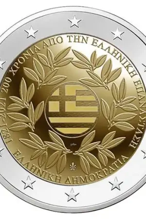 Ekspresowa dostawa Griekenland 2 Euro Onafhankelijkheid 2021