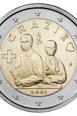 Italie 2 Euro Grazie 2021 Tylko dziś