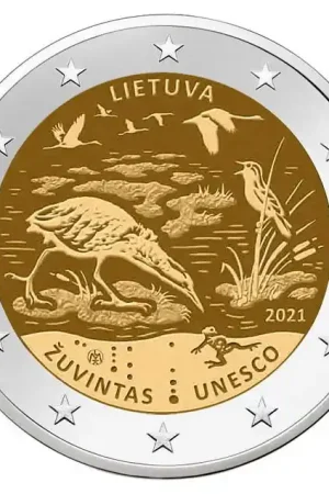 Popularny Litouwen 2 Euro Zuvintas 2021