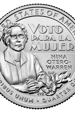Autentyczny US Quarter Nina Otero Warren 2022 P