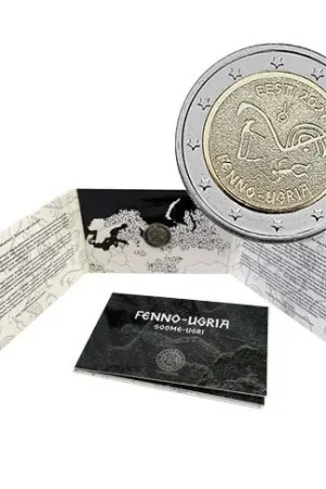 Estland 2 Euro Fins-Oegrische Volkeren 2021 BU Coincard Szybka dostawa